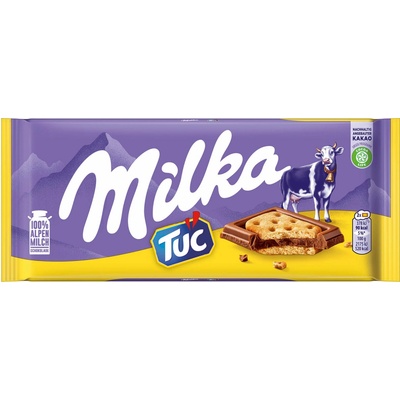 Milka Tuc Cracker čokoláda z lahodne jemného alpského mlieka 87 g