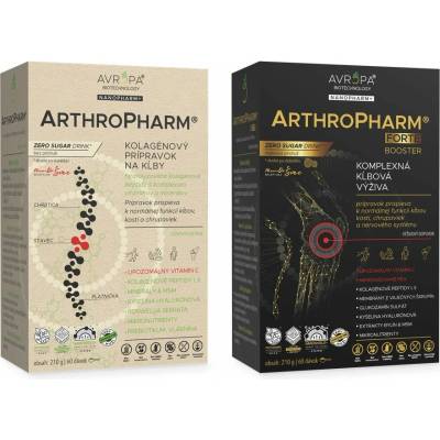 Avropa Pohyb & kĺby: ArthroPharm 210 g + ArthroPharm Forte 210 g