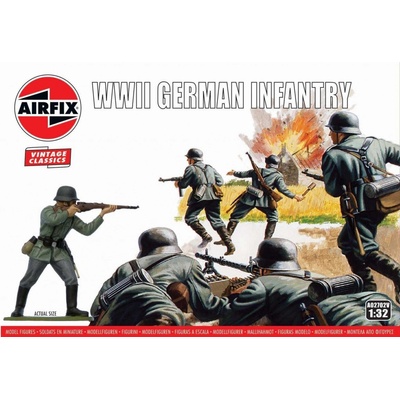 Airfix Classic Kit VINTAGE figurky A02702V WIWII German Infantry 1:32