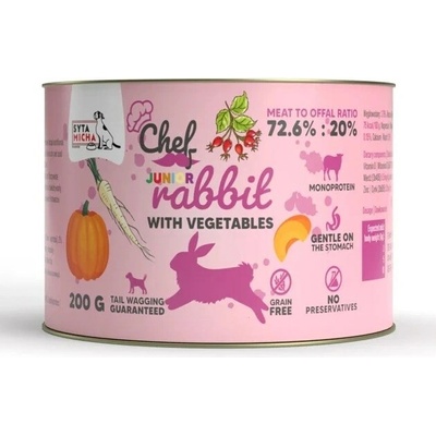 Syta Micha Chef Junior Rabbit with vegetables Mono 200 g