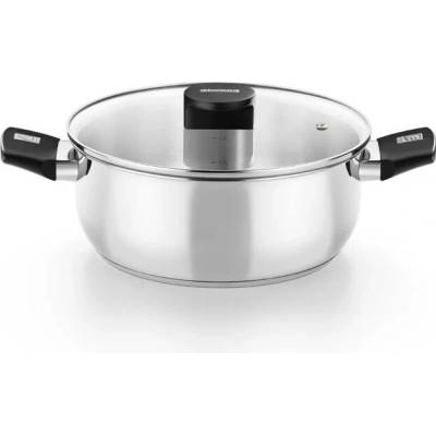 Isogona, s.l. MONIX Kastrol ELITE 20 cm, 2,5 l, nerez/poklice sklo