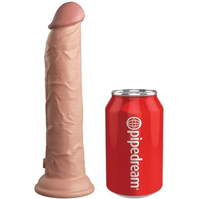 King Cock Elite Realistic Dildo Vibrator & Silicone Remote Control 23 Cm