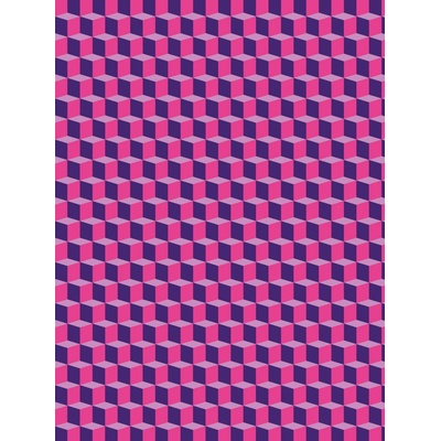 Preinterier Fototapeta panel - PL0361 - 3D kocky – ružové vlies - 206cm x 275cm