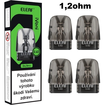 Ismoka-Eleaf Cartridge Eleaf iVeni Pod 2ml 1,2ohm 4 ks