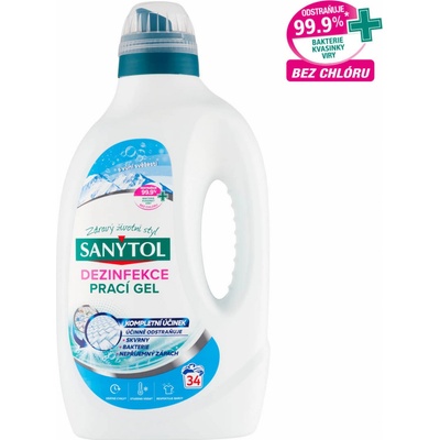 Sanytol dezinfekční prací gel vůně svěžesti 1,7 l 34 PD