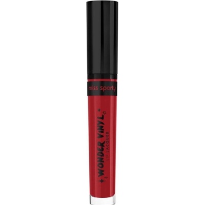 Miss Sporty Wonder Vinyl tekutá rtěnka 300 Scarlet Shimmer 3,7 ml