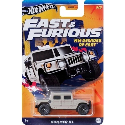 Mattel Hot Wheels Fast & Furious: Decades of Fast Hummer H1 Vehicle, HRW45