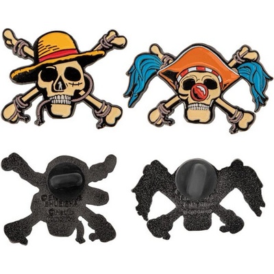 Cinereplicas Set odznáčků - One Piece Luffy & Buggy, CR3292