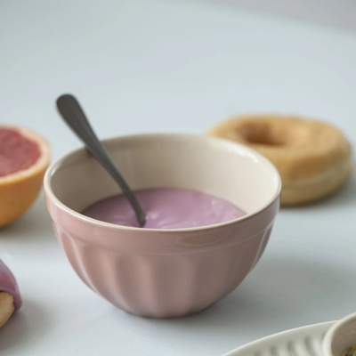 Ib Laursen Mynte Miska na müsli Mynte Coral Almond růžová keramika 400 ml