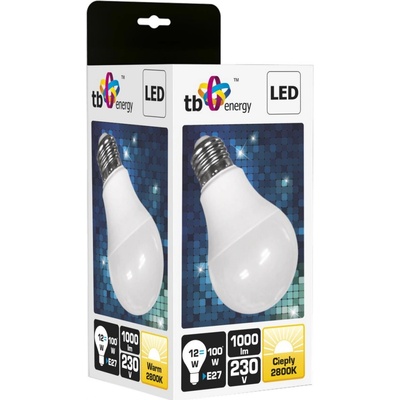 TB Energy LED žárovka E27 230V 12W Teplá bílá