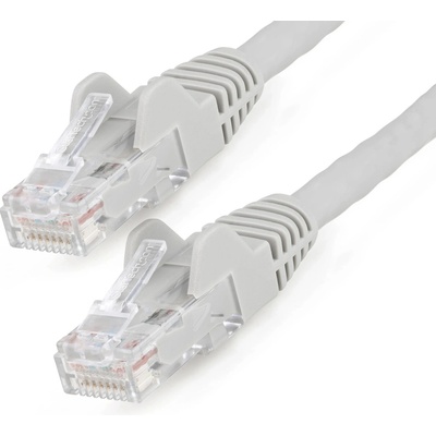 Startech N6LPATCH2MGR LSZH CAT6 Ethernet 10 Gigabit Snagless RJ45 100W PoE Network Patch with Strain Relief CAT 6 10GbE UTP 2m šedý