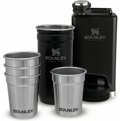 Stanley Dárkový set Adventure Series Placatka 4 panáky black 230 ml