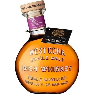 West Cork Single Malt Maritime Port Cask 46% 0,7 l (holá lahev)