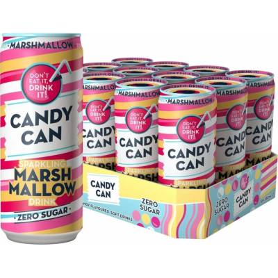 Candy Can Marshmallow bez cukru s příchutí marshmallows 12 x 330 ml