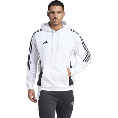 adidas Tiro 24 Hoodie bílo černá