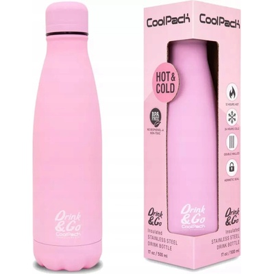 CoolPack termoláhev 500 ml černá vínová