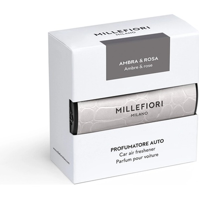 Millefiori Milano Vôňa do auta Icon Urban Ambra & Rosa 47 g