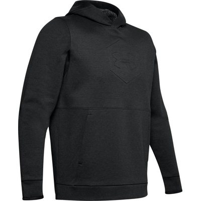 Under Armour Athlete Recovery fleece Graphic Hoodie černá