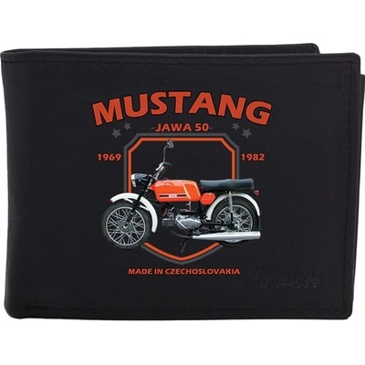 Striker Kožená peňaženka Jawa 50 Mustang čierna