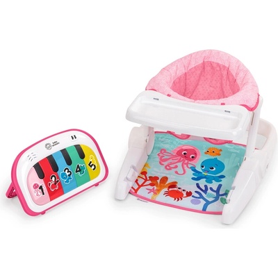 Baby Einstein interaktívne sedadielko 4v1 Tappin' Tunes Learn-to-Sit ružové