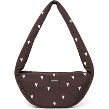 Studio Noos Puffy Mini Cross Body Bag Brown Hearts