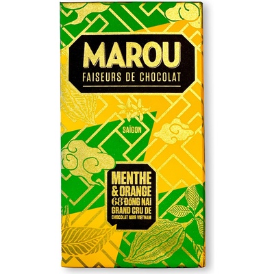 MAROU 68% hořká s mátou a pomerančem 80 g