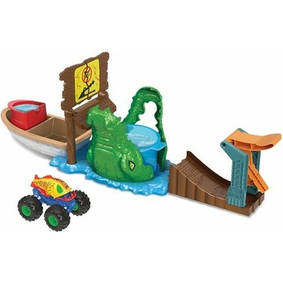 Hot Wheels Monster trucky color shifters zuřivý krokodýl