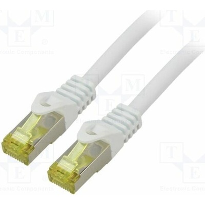 Goobay 69425 Patch S/FTP Kat: 6a RJ45 vidlice z obou stran lanko Cu