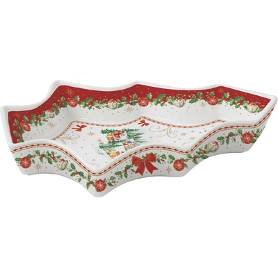Easy Life Servírovacia misa Stromček Christmas Heritage 28 cm