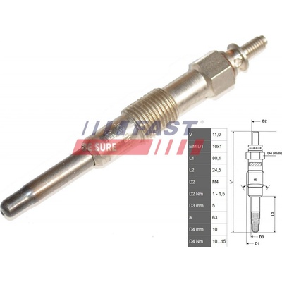OEM FAS FT82727 SWIECA ZAROWA FIAT SCUDO ULYSSE 95- 1.9 (FASFT82727) – Hledejceny.cz