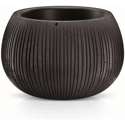 TMX Květináč s vkladem BETON BOWL černý 29cm