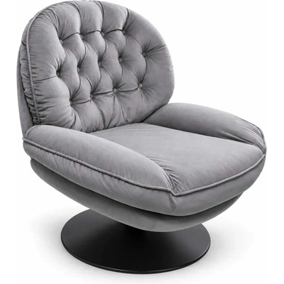 Luxuryform Design Relaxačné Otočné Luna Sivé