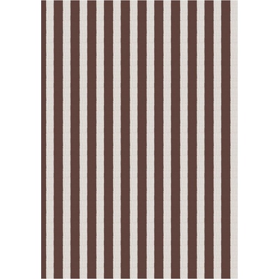 Ib Laursen Balicí papír Brown Stripes – 5 m, hnědá barva, papír