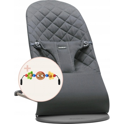 BABYBJORN lehátko BLISS Woven antracitová