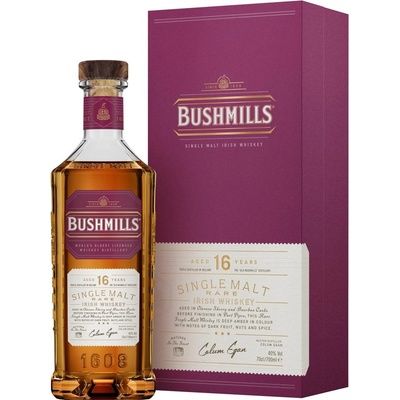 Bushmills 16y 40% 0,7 l (tuba)