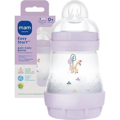 Mam antikoliková láhev Srnka fialová 160ml