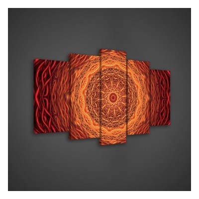 Obraz na plátne viacdielny - OB3566 - Mandala 100cm x 60cm - S17