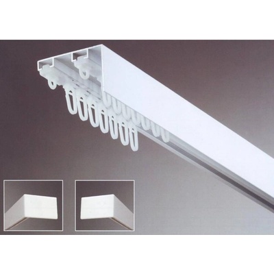 URBÁNEK Záclonová kolejnice AL094 - 101 cm, Standard + šnek