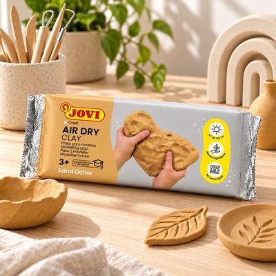 Jovi samotvrdnoucí modelovací hmota 1000g okrová