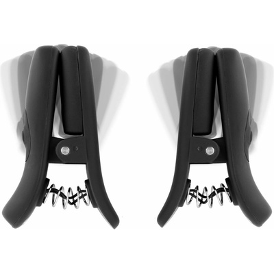 Bedroom Fantasies Vibrating Nipple Clamps Black