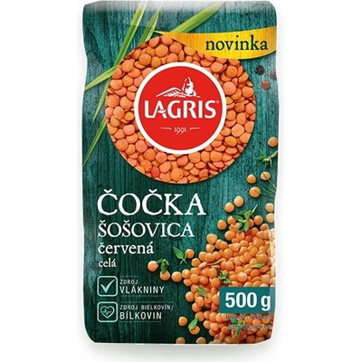 Lagris Čočka červená loupaná celá 0,5 kg