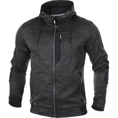 Ardon mikina 3DBreathe melange na zip H5980 Šedá odstíny