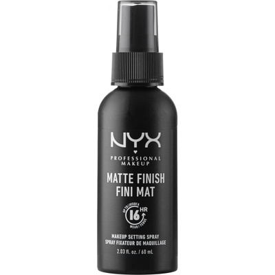 NYX Professional Makeup Matte Finish zmatňující fixační sprej 60 ml