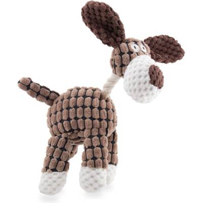 Mimiko Pets plyšový preťahovadlo s píšťalkou psík 19 cm