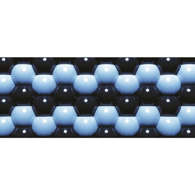 Preinterier Fototapeta - PA0203 3D Modré guľôčky vlies - 250cm x 104cm