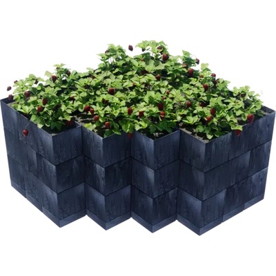 Flexi Element rohový vyvýšený záhon 39 cm 50 cm 50 cm