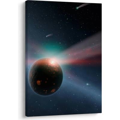 Obraz planetky, jednodílný 50x70 cm