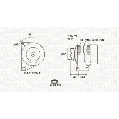 generátor MAGNETI MARELLI 063731958010