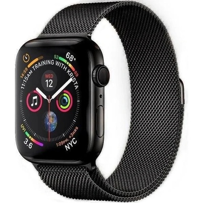 SES Elegantní kovový pásek pro chytré hodinky Apple Watch 44mm 6.série - černý 9088 – Hledejceny.cz