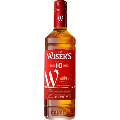 J.P.Wisers Triple Barrel 10y 40% 0,7 l (holá láhev)